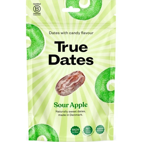 True Dates - Datulės be kauliukų, rūgščių obuolių skonio 100g