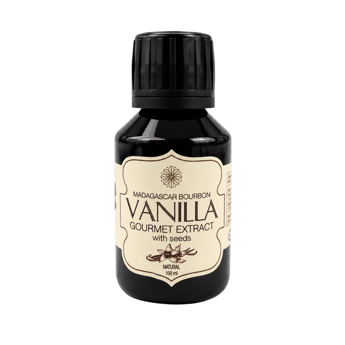VANILLA SCIENTIFIC Gourmet Burbono vanilės ekstraktas su sėklytėmis, 100 ml