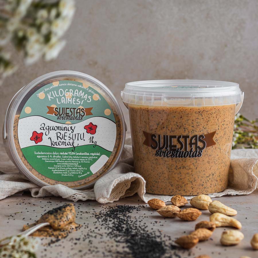 Aguoninis riešutų kremas (Kūčiukas), 1 kg