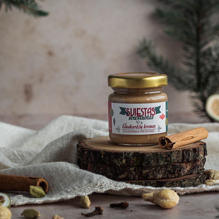 Kalėdinis anakardžių kremas, 40 g